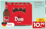 Kölsch Angebote von Dom bei Netto Marken-Discount Meckenheim für 10,99 €