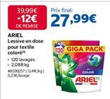 Lessive en dose pour textile coloré - ARIEL en promo chez Costco Créteil à 27,99 €