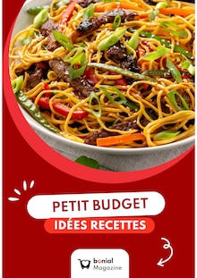 Prospectus Recettes de la semaine "PETIT BUDGET : IDÉES RECETTES" avec 1 page, valide du 07/04/2025 au 19/05/2025 pour Paris et alentours