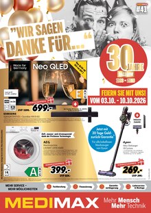 Aktueller MEDIMAX Prospekt für Brieselang und Ungebung, Seiten zum blättern MEDIMAX Prospekt "WIR FEIERN GEBURTSTAG!" mit Seiten in Brieselang und Umgebung