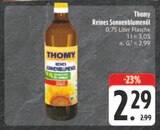 Reines Sonnenblumenöl im Angebot bei E center in Jena Reines Sonnenblumenöl Angebote von Thomy bei E center Jena für 2,29 €
