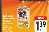 Saftige Brocken für Hunde Angebote von Gut & Günstig bei E center Nürnberg für 1,39 €