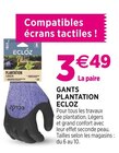 Delbard Aubevoye - Promo Gants plantation ECLOZ Promo Gants plantation ECLOZ à 3,49 € dans le catalogue Delbard à Aubevoye