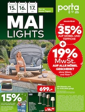 Aktueller porta Möbel Möbel & Einrichtung Prospekt in Kahla und Umgebung, "MAILIGHTS" mit 1 Seite, 15.05.2025 - 17.05.2025