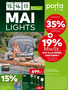 Aktueller porta Möbel Prospekt (Mattstedt, 1 Seite zum blättern porta Möbel Prospekt MAILIGHTS mit 1 Seite