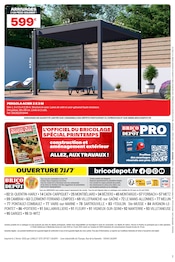 Pergola Angebote im Prospekt "PRIX DÉPÔT SPÉCIAL EXTÉRIEUR" von Brico Dépôt Pergola Angebote im Prospekt "PRIX DÉPÔT SPÉCIAL EXTÉRIEUR" von Brico Dépôt auf Seite 12