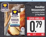 Konditor Weizenmehl Type 550 von Edeka Herzstücke im aktuellen EDEKA Prospekt für 0,79 €
