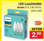 Aktuelles LED-Leuchtmittel Kerzen Angebot bei Zimmermann in Hildesheim ab 2,99 €