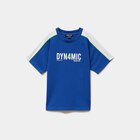Promo T-shirt sport relax manches courtes bleu roi garçon à 5,99 € dans le catalogue La Halle à Tourville-la-Rivière