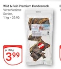 Wild & Fein Premium Hundesnack im Angebot bei GLOBUS in Mannheim Wild & Fein Premium Hundesnack Angebote bei GLOBUS Mannheim für 3,99 €