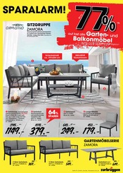 Gartenbank im Zurbrüggen Prospekt in Bünde Aktueller Zurbrüggen Prospekt mit Gartenbank, "GARTENMÖBEL SPARALARM!", Seite 7