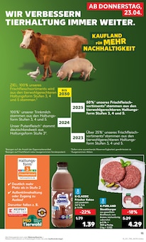 Milch im Kaufland Prospekt "Aktuelle Angebote" mit 54 Seiten (Trier)