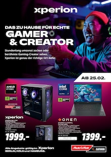 Laptop im aktuellen MediaMarkt Saturn Prospekt (Berlin) Laptop im MediaMarkt Saturn Prospekt "DAS ZUHAUSE FÜR ECHTE GAMER & CREATOR" mit 12 Seiten (Berlin)