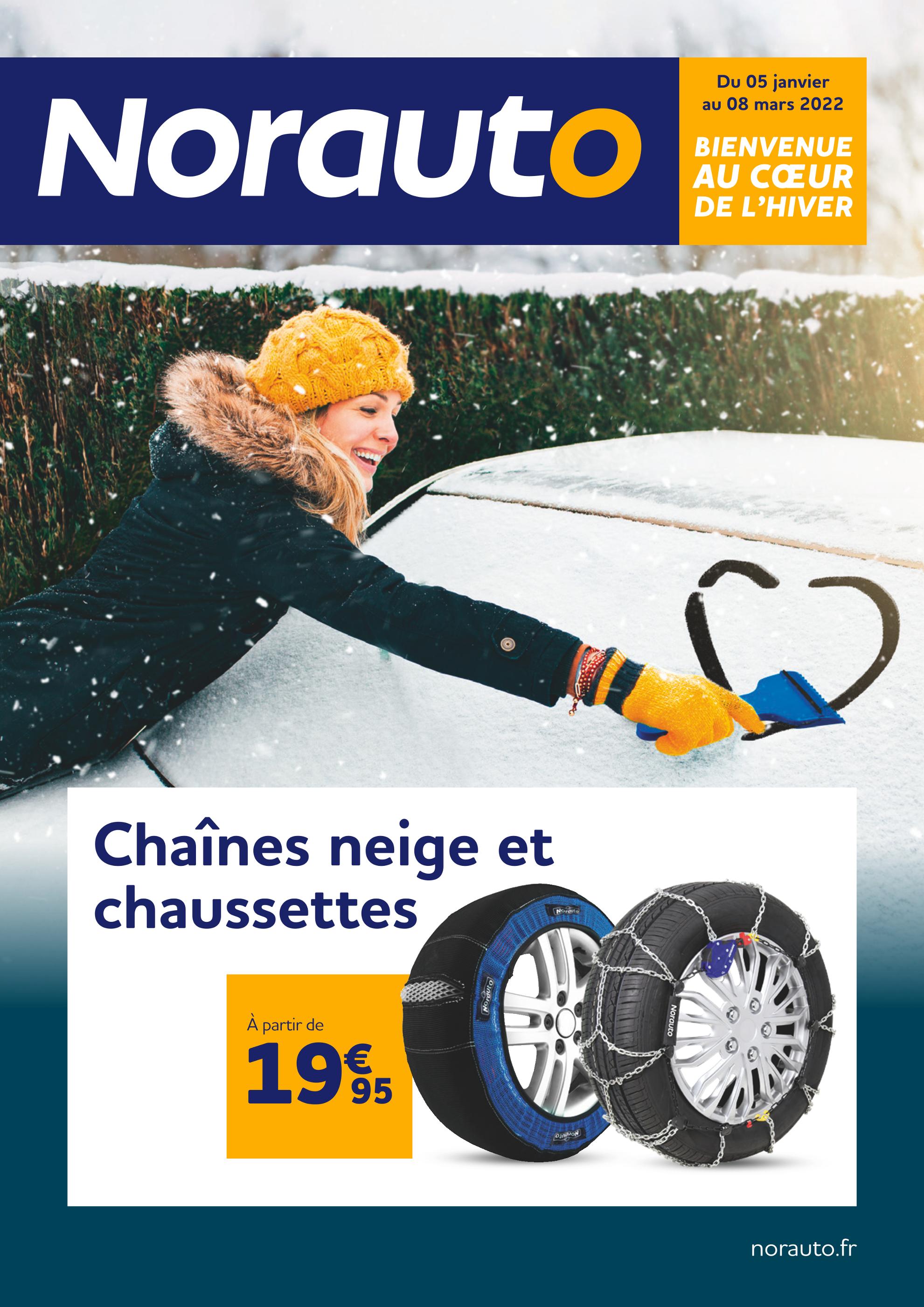 Catalogue Norauto à Paris, avec 1 page Prospectus Norauto à Paris, "Bienvenue au cœur de l'hiver", 1 page, 05/01/2022 - 08/03/2022