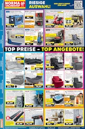 Couch Angebot im aktuellen Norma Prospekt auf Seite 20