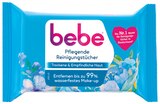 Pflegende Reinigungstücher im Rossmann Prospekt Pflegende Reinigungstücher von bebe im aktuellen Rossmann Prospekt für 1,99 €