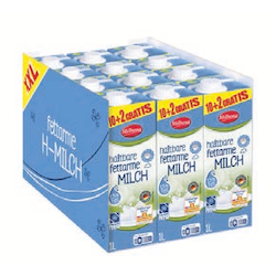 Haltbare fettarme Milch