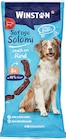 Hund Saftige Salami von Winston für 0,89 € bei Rossmann im Angebot Hund Saftige Salami von Winston im aktuellen Rossmann Prospekt