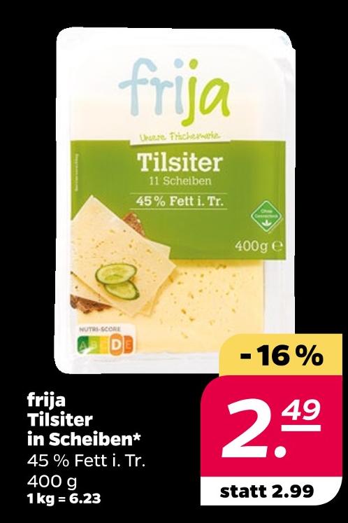 Tilsiter in Scheiben