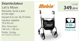 Déambulateur - Mobio en promo chez Technicien de Santé Déambulateur - Mobio dans le catalogue Technicien de Santé