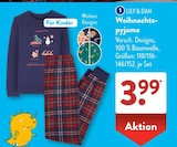 Weihnachtspyjama im ALDI SÜD Prospekt Weihnachtspyjama von Lily & Dan im aktuellen ALDI SÜD Prospekt für 3,99 €