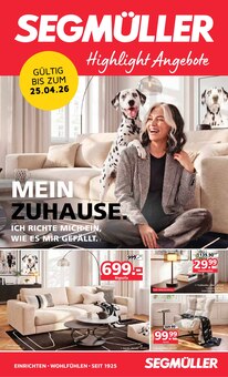 Segmüller Prospekt "SEGMÜLLER - HIGHLIGHT ANGEBOTE" mit  Seiten (Weiterstadt)