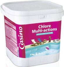 Chlore choc 5 kg*** - Géant Casino à Albi Chlore choc 5 kg*** en promo chez Géant Casino Albi à 17,25 €