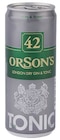 Orson’s 42 London Dry Gin & Tonic im Angebot bei REWE in Bochum Orson’s 42 London Dry Gin & Tonic Angebote von Orson's bei REWE Bochum für 1,69 €