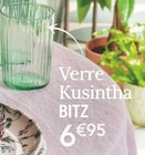 Promo Verre Kusintha à 6,95 € dans le catalogue Ambiance & Styles à Terrasson-Lavilledieu