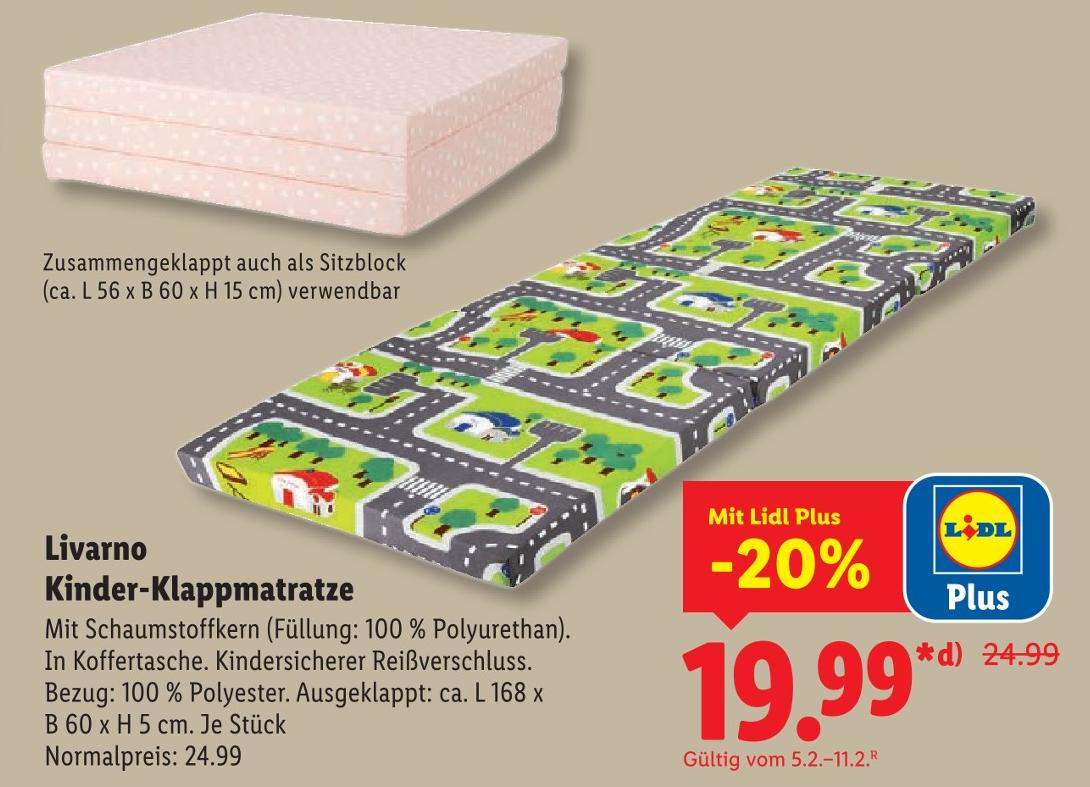 Kinder-Klappmatratze