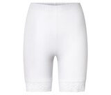 Radlershorts mit Spitzenborte, weiß bei Tchibo im Supermarkt im Prospekt "" für 8,99 €