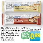 Active Protein Bar Weiße Schokolade-Vanille im Angebot bei E center in Karlsruhe Active Protein Bar Weiße Schokolade-Vanille Angebote von Max Balance bei E center Karlsruhe für 0,99 €
