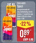 Spezi von Paulaner im aktuellen ALDI Nord Prospekt