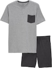 Pyjama court jersey homme à Carrefour dans Senneville-sur-Fécamp