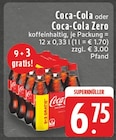 Coca-Cola oder Coca-Cola Zero Angebote bei E center Kleve für 6,75 €