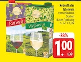 Rotwein Angebote von Rebenthaler bei EDEKA Zwickau für 1,00 €