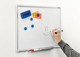 DAHLE - Tableau blanc laqué 90 x 120 cm - magnétique - cadre alu renforcé - Dahle à 55,19 € dans le catalogue Bureau Vallée