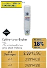 Coffee-to-go-Becher von Rioba im aktuellen Metro Prospekt für 4,39 €