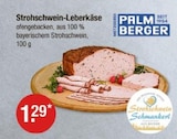 Strohschwein-Leberkäse von PALMBERGER im aktuellen V-Markt Prospekt für 1,29 €