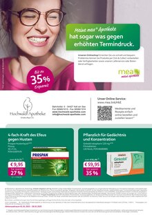 Aktueller mea - meine apotheke Prospekt "Unsere Februar-Angebote" Seite 1 von 4 Seiten für Kell