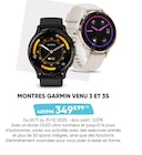 Montres venu 3 et 3s - GARMIN dans le catalogue Fnac