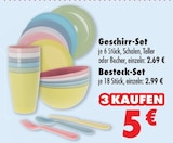 Geschirr-Set im aktuellen Mäc-Geiz Prospekt