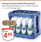 Mineralwasser im Angebot bei GLOBUS in Leipzig Mineralwasser Angebote von Ileburger Sachsen Quelle bei GLOBUS Leipzig für 4,49 €
