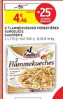 2 Flammekueches forestières surgelées - Kauffer's en promo chez Intermarché 2 Flammekueches forestières surgelées - Kauffer's dans le catalogue Intermarché