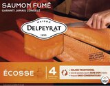 Géant Casino - Saumon Fumé Ecosse : offre du catalogue Promo Saumon Fumé Ecosse à 3,76 € dans le catalogue Géant Casino "100 jours 100% zen"