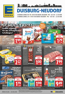 Aktueller EDEKA Prospekt "Aktuelle Angebote" Seite 1 von 24 Seiten für Duisburg