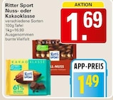 Nuss- oder Kakaoklasse im Angebot bei WEZ in Löhne Nuss- oder Kakaoklasse Angebote von Ritter Sport bei WEZ Löhne für 1,49 €