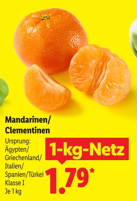 Mandarinen/Clementinen