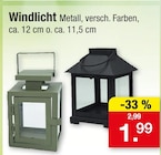 Windlicht im Angebot bei Zimmermann in Gifhorn Windlicht Angebote bei Zimmermann Gifhorn für 1,99 €