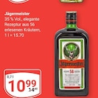 Jägermeister Angebote von Jägermeister bei GLOBUS Wetzlar für 10,99 €
